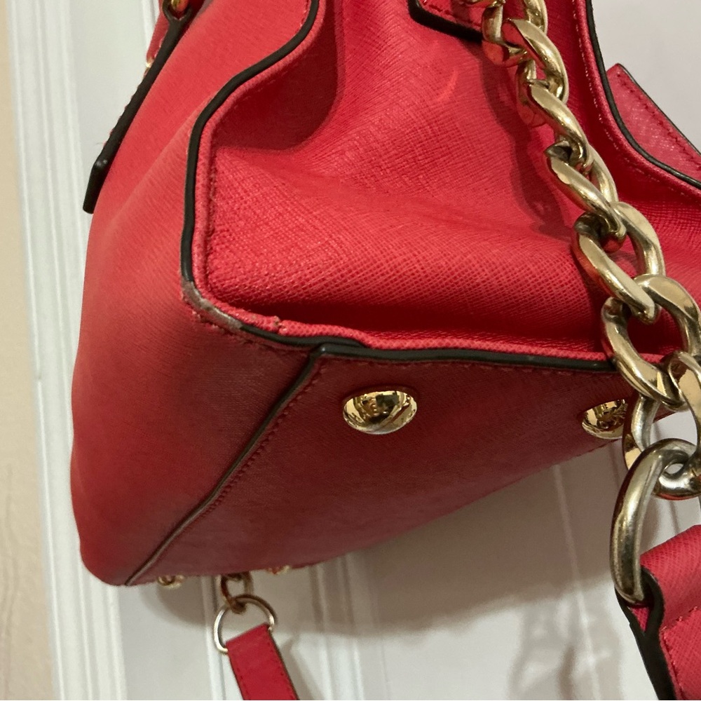 Elegant Red Michael Kors Handbag - Picture 7 of 16